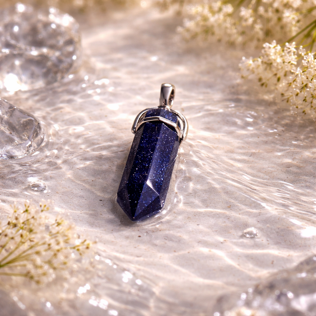 Blue Sandstone Pendant