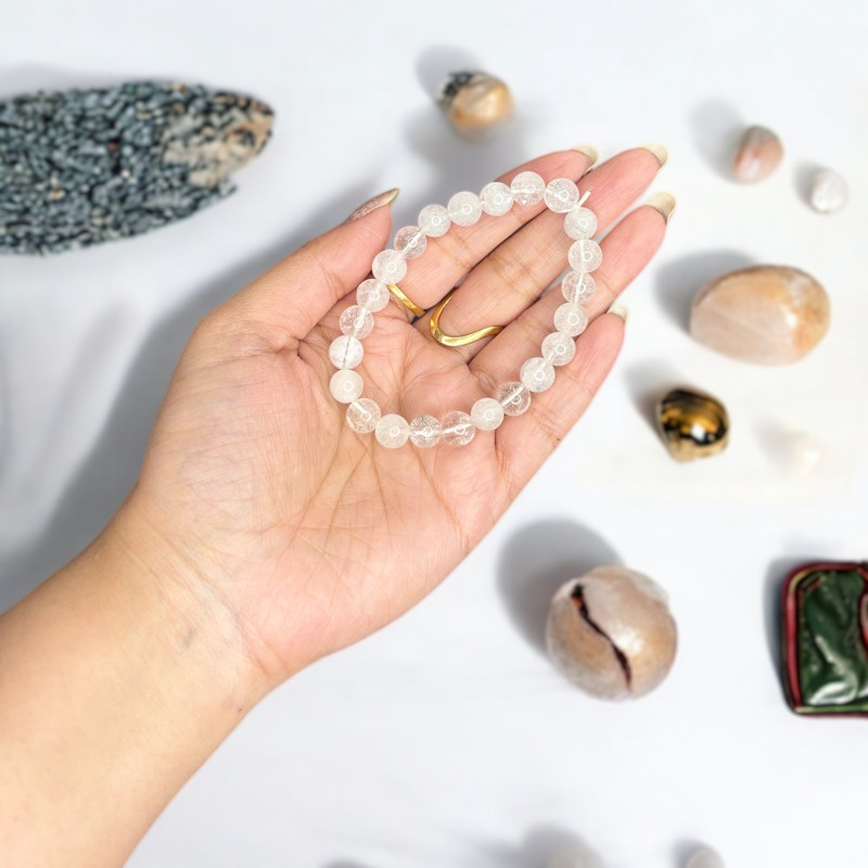 clear quartz bracelet