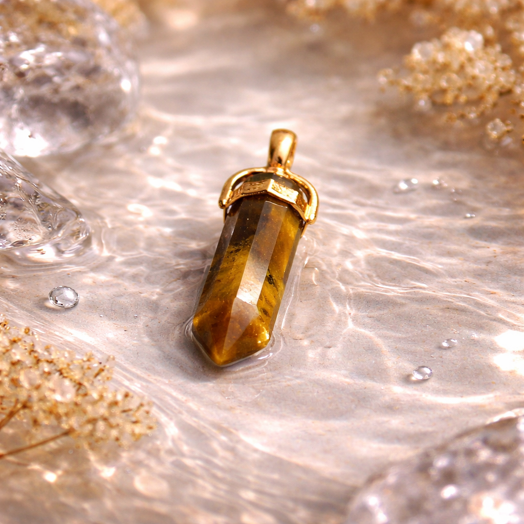 Tiger Eye Stone Pendant